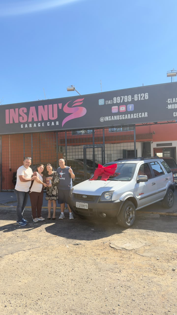 Entrega realizada na Insanu's Garage Car