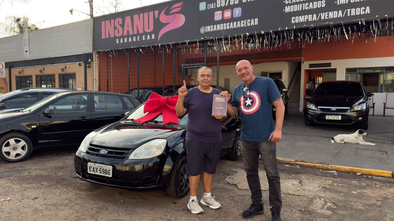 Entrega realizada na Insanu's Garage Car